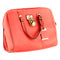 Bulldog Satchel Style Purse Coral